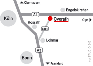 Anfahrtsplan Overath